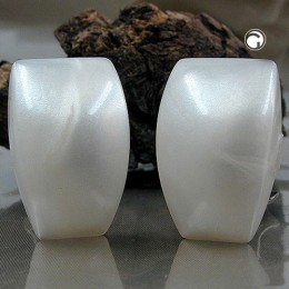 Ohrring Trapez perl-seide glänzend