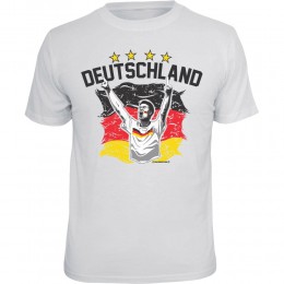 Fun T-Shirt - Fussball FAN Deutschland
