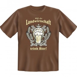Fun T-Shirt - Hilf der Landwirtschaft