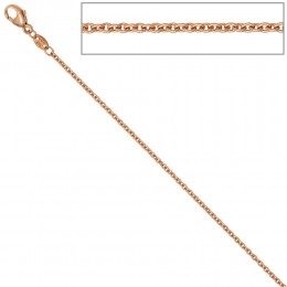 Ankerkette 585 Rotgold 1,5mm 42cm Gold Kette Halskette Rotgoldkette Karabiner