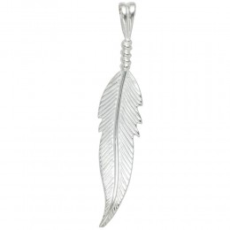 Anhänger Feder 925 Sterling Silber