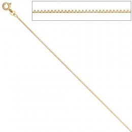 Venezianerkette 585 Gelbgold 1,0mm 45cm Gold Kette Halskette Goldkette