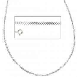 Panzerkette 925 Sterling Silber 2mm 80cm Halskette Kette Silberkette Federring
