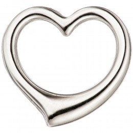 Anhänger Herz Schwingherz 585 Weißgold Herzanhänger Weißgoldherz