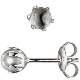 Ohrstecker 925 Sterling Silber 2 Zirkonia Ohrringe Silberohrringe