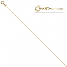Venezianerkette 925 Sterling Silber gold vergoldet 0,9mm 45cm Kette Halskette