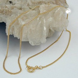 Halskette PanzerHalskette 42cm 375 Gold