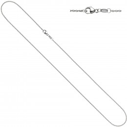 Ankerkette 950 Platin 1,5mm 70cm Kette Platinkette Karabiner