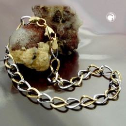 Armband Ankerkette 19cm oval 375 Gold