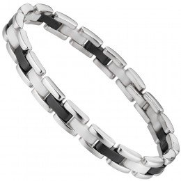 Armband 925 Sterling Silber mit Keramik 19 cm