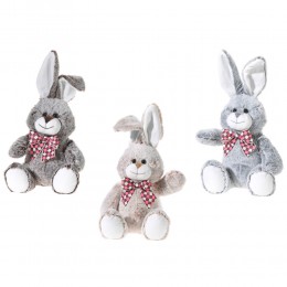 Hase mit Karo-Schleife 3-fach sortiert