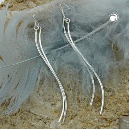 Durchzieher doppelte Welle 925 Sterlingsilber