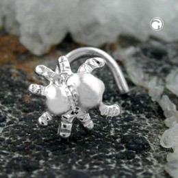 Nasenstecker Spinne 925 Sterlingsilber