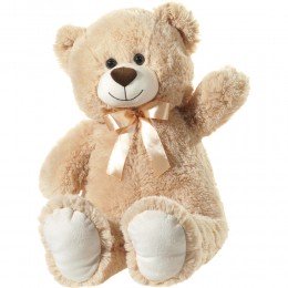 Bär Floppy mit Schleife Beige
