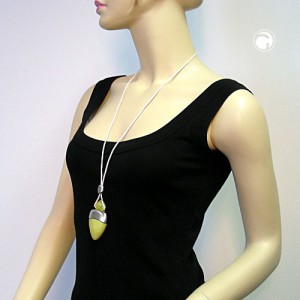 Halskette Parfümflasche kiwi 100cm