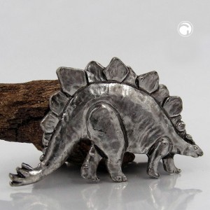 Brosche Stegosaurus altzinn