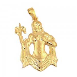 Anhänger Sternzeichen Jungfrau ausgestanzt vergoldet