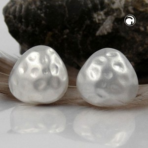 Ohrstecker kleines Dreieck WW gehämmert