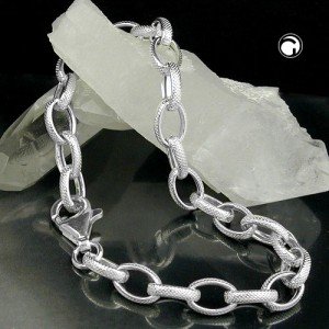 Armband Ankerkette oval 925 Sterlingsilber 21cm