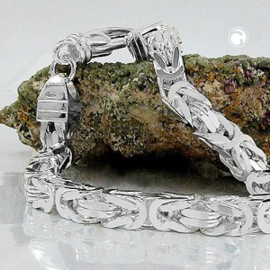 Halskette 8mm KönigsHalskette 925 Sterlingsilber 60cm