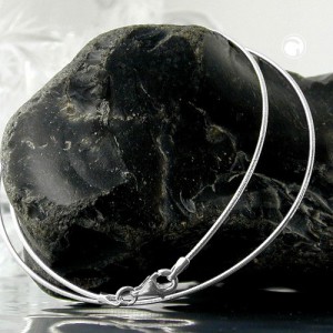 Halskette Omega rund 13mm 925 Sterlingsilber 42cm