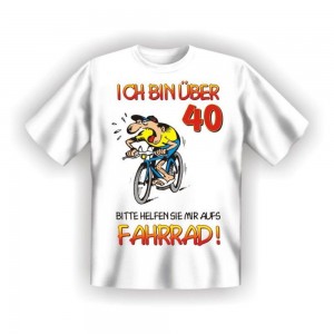 Fun T-Shirt über 40 - Fahrrad