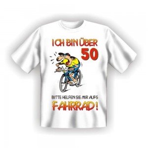 Fun T-Shirt über 50 - Fahrrad