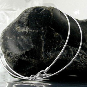 Halskette Omega rund 13mm 925 Sterlingsilber 42cm