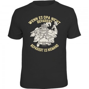 Fun T-Shirt - Opa repariert