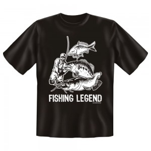Fun T-Shirt Fishing Legend