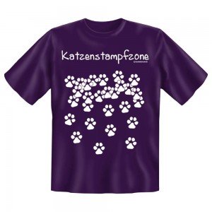 Fun T-Shirt Katzenstampfzone