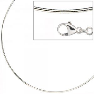 Halsreif 925 Sterling Silber 1,2mm 42cm Kette Halskette Silberhalsreif