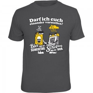 Fun T-Shirt - Scheisstag vorstellen