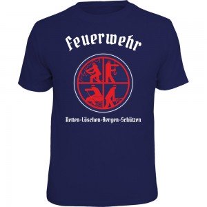 Fun T-Shirt - Feuerwehr Logo