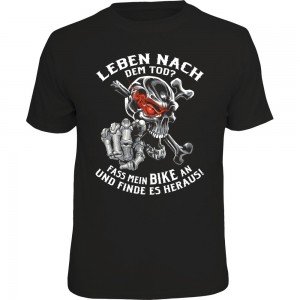 Fun T-Shirt - Leben nach Tod Bike