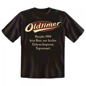 Fun T-Shirt Oldtimer Baujahr 1984 kein Rost Nur leichte Gebrauchsspuren Topzustand