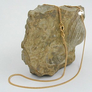 Halskette PanzerHalskette vergoldet Americ Double 55cm