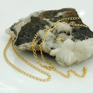 Bauchkette Weitpanzer Gold-plattiert