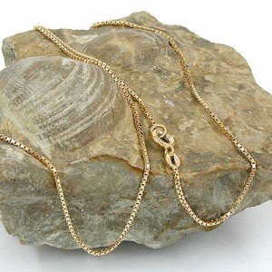 Halskette Venezianer diamantiert Americ Double 45cm