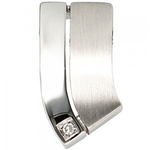 Anhänger 585 Weißgold 1 Diamant 0,01ct. Weißgoldanhänger