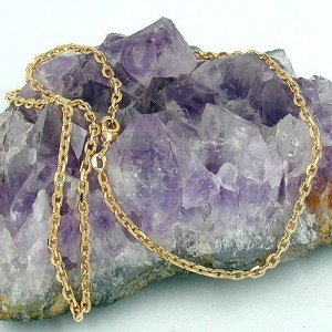 Halskette AnkerHalskette 8x diamantiert Americ Double 45cm