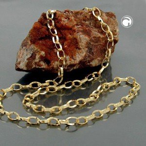 Halskette 4mm AnkerHalskette Dreikant Americ Double 45cm