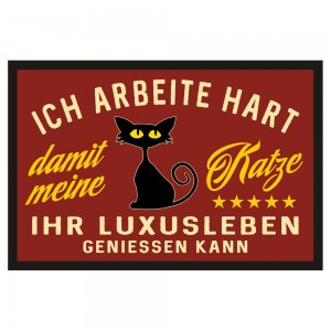 Fußmatte Türmatte Fußabtreter - Luxuskatze