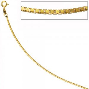 Venezianerkette 333 Gelbgold 1,5mm 42cm Gold Kette Halskette Goldkette