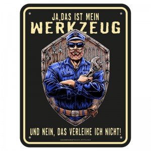 Magnetschild - Mein Werkzeug