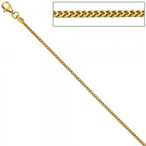 Bingokette 585 Gelbgold 1,5mm 50cm Gold Kette Halskette Goldkette Karabiner