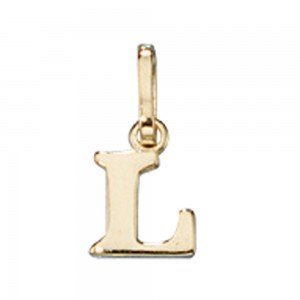 Anhänger Buchstabe L 333 Gelbgold Buchstabenanhänger