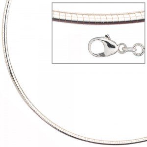 Halsreif 925 Sterling Silber 2,8mm 45cm Kette Halskette Silberhalsreif