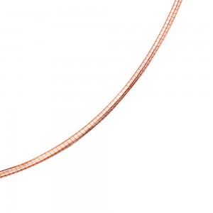 Halsreif 585 Rotgold 1,8mm 45cm Gold Kette Halskette Rotgoldhalsreif Karabiner