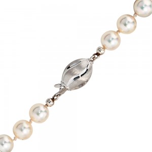 Kettenschließe Schließe 585 Weißgold mattiert Kettenverschluss